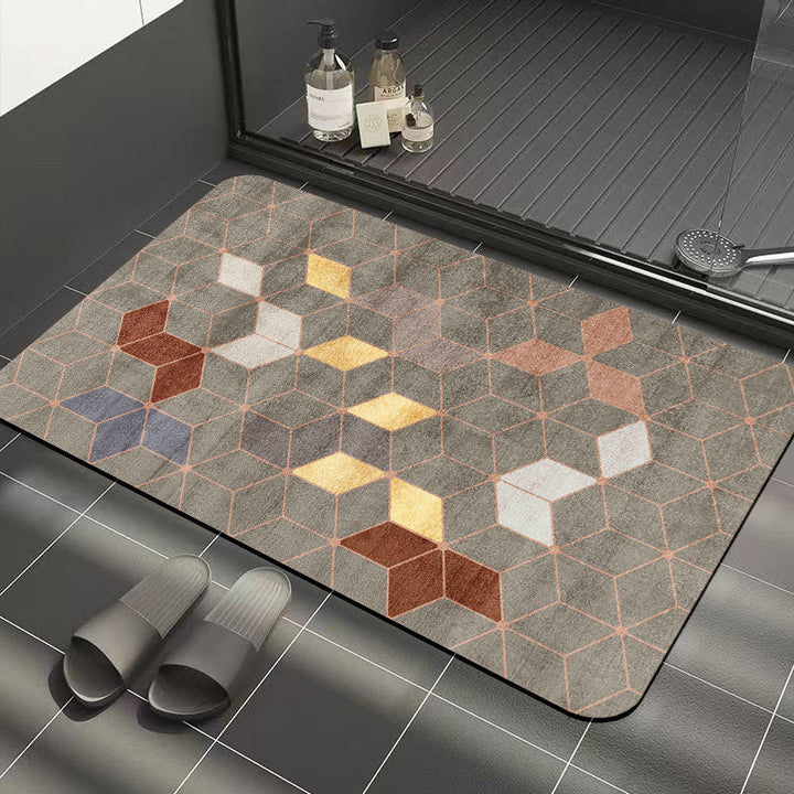 Abstract Geometric Design Area Rug