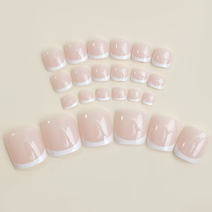 Artificial nail set with flexible nails and caring accessories Stornfield