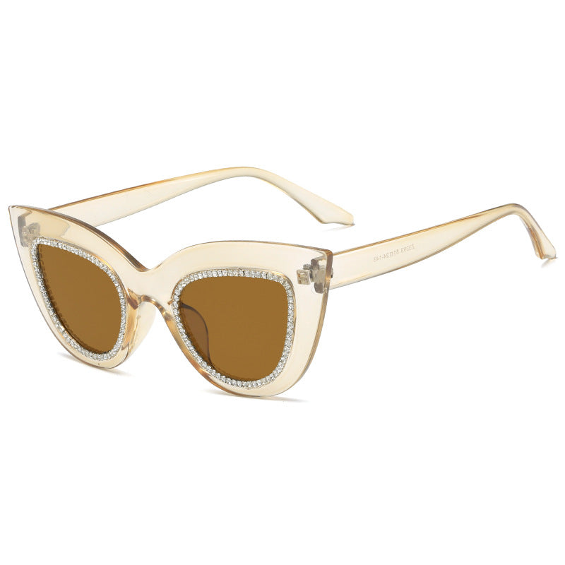 Ladies Cat-Eye Sunglasses with Sparkling Accents Stornfield