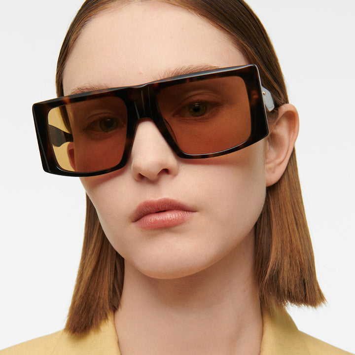 Women's square sunglasses with robust plastic frame and protective UV filter Stornfield