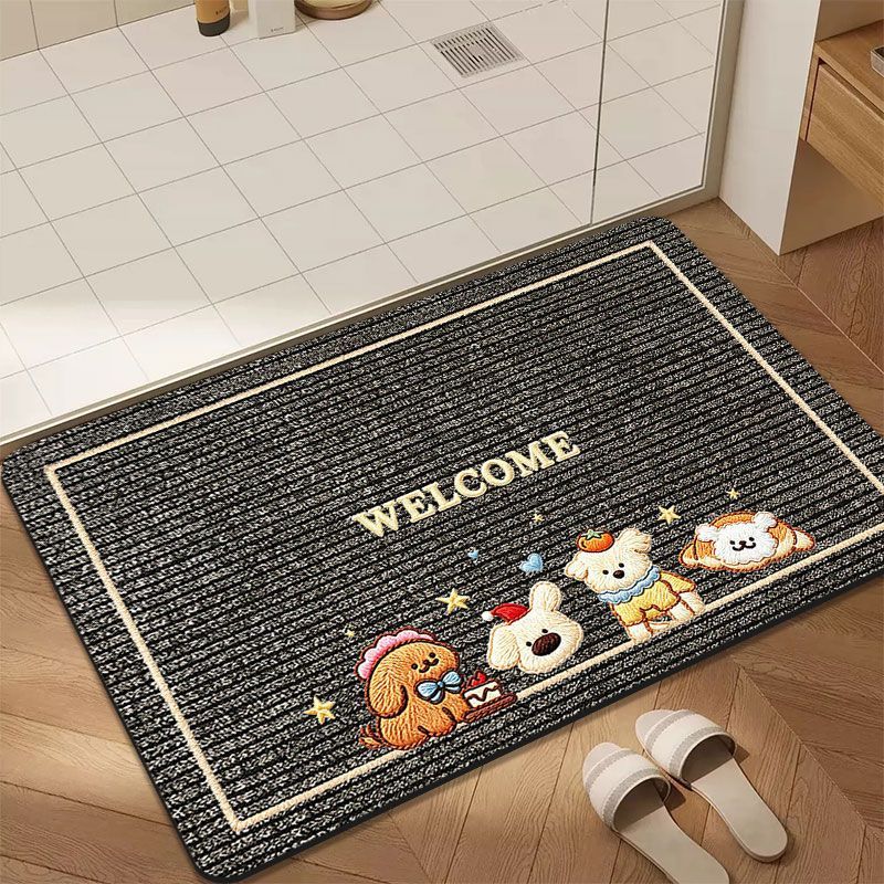 Cat-Themed Welcome Mat