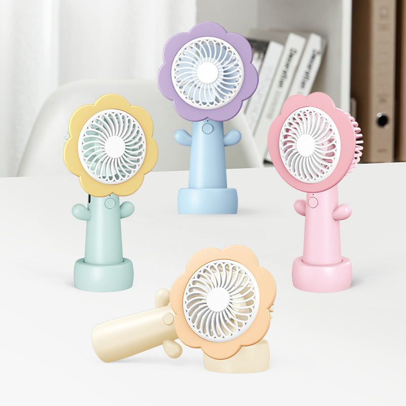 Women's Portable Mini Flower Hand Fan Stornfield