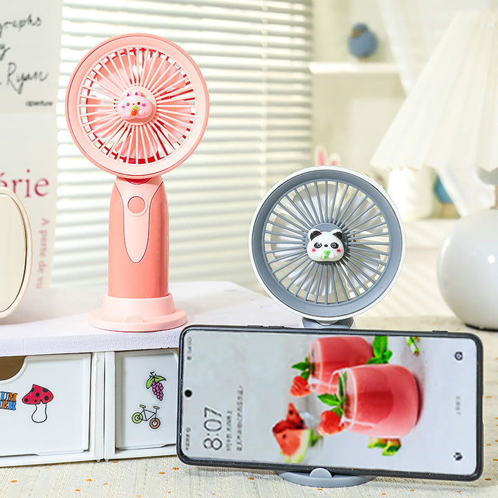 Ladies Portable Hand Fan with Cute Designs Stornfield