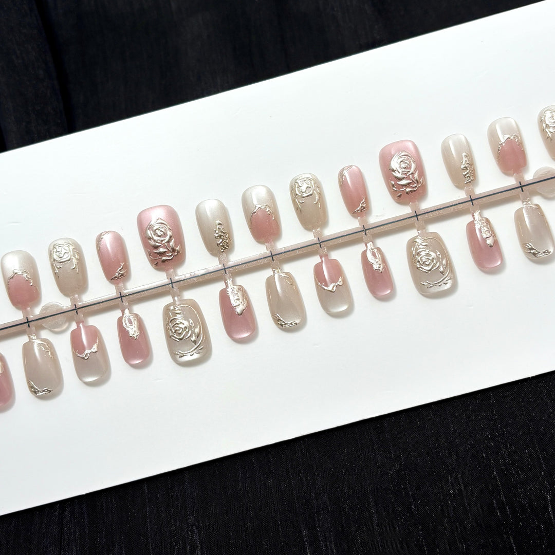 Elegant Ombre Art Press-On Nails