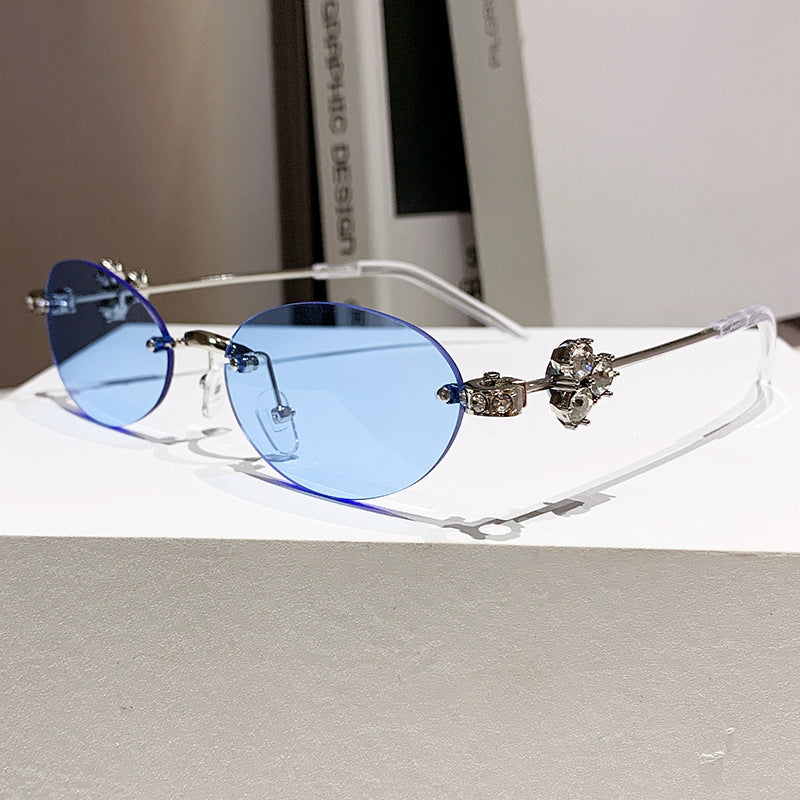 Ladies elegant sunglasses with geometric frame Stornfield