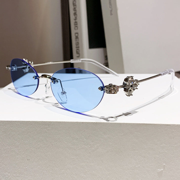 Ladies elegant sunglasses with geometric frame Stornfield