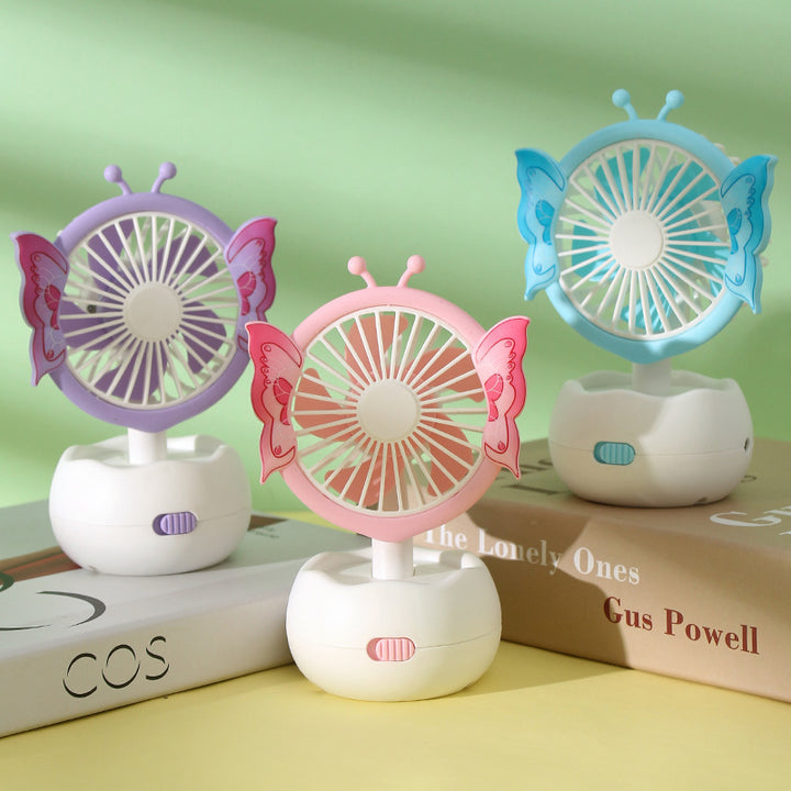 Women portable flower design mini fan Stornfield