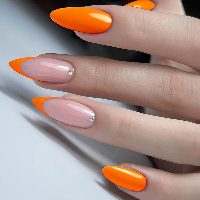 Nail Art Set with Elegant Designs and Artificial Gemstone Accents Stornfield