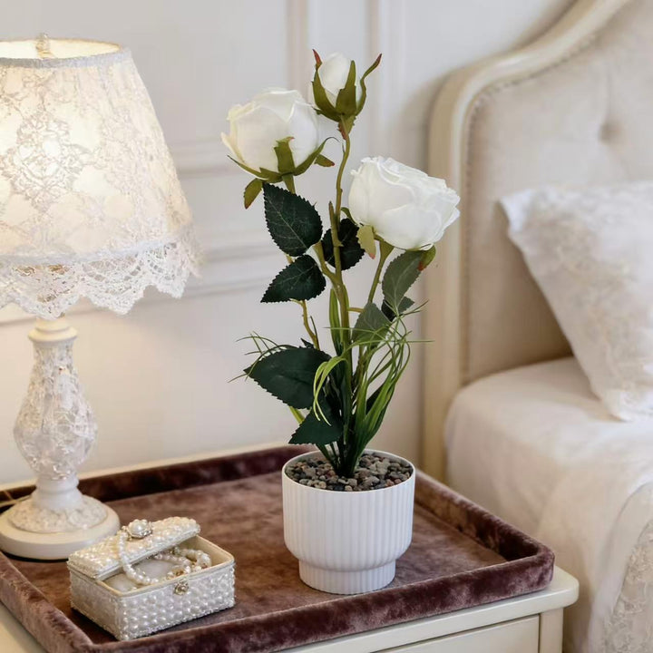 Elegant Artificial Rose Bouquet for Home Decor Display