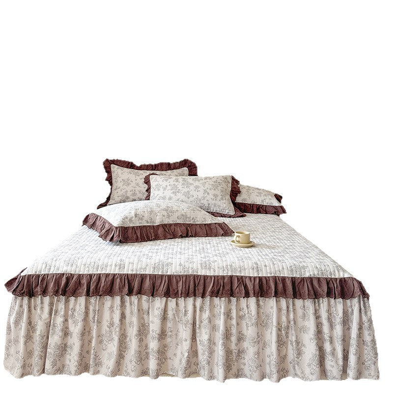 Floral Print Bedspread Set