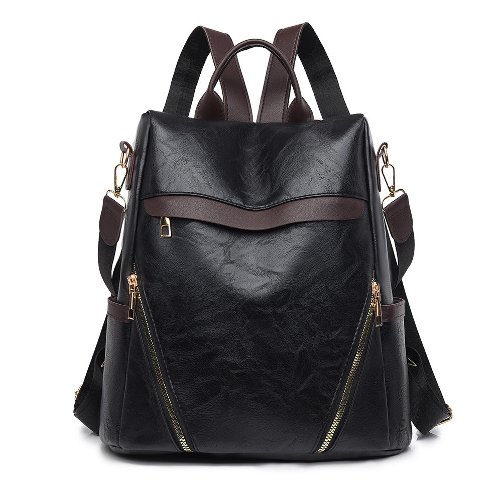 Multi-Functional Leather Backpack Stornfield