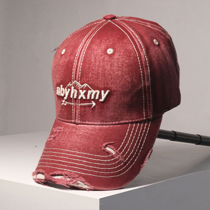Men's Vintage Distressed Denim Baseball Cap Stornfield