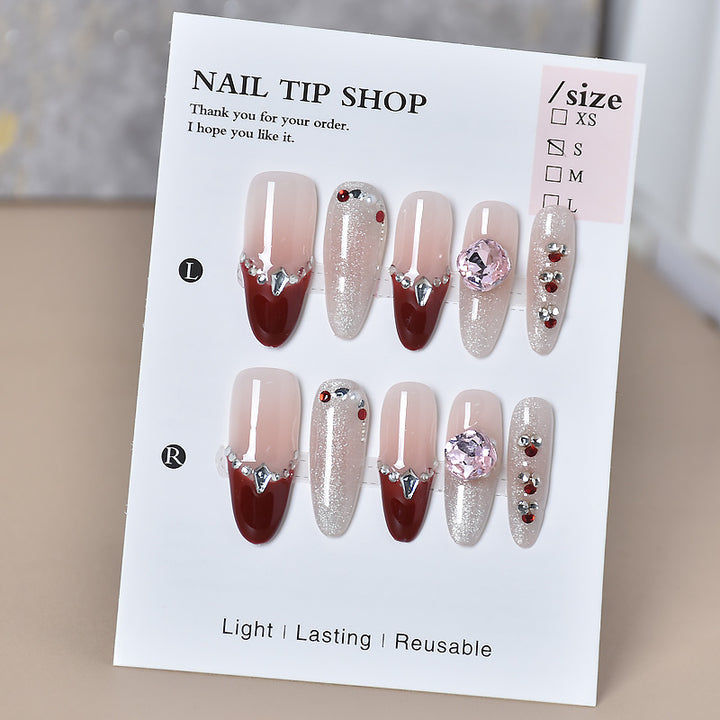 Decorative Glamour Press-On Nail Extensions Stornfield
