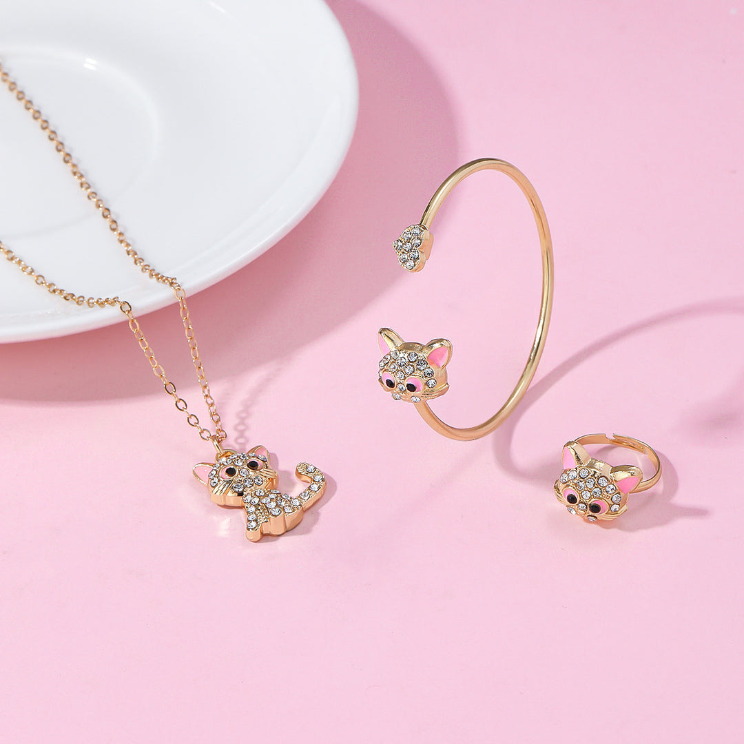 Playful Cat Jewelry Set Stornfield