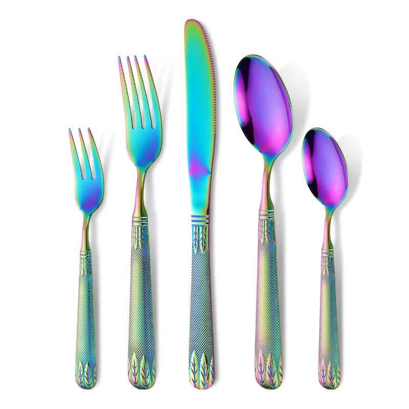 Elegant teaspoon with artistic handle design Stornfield