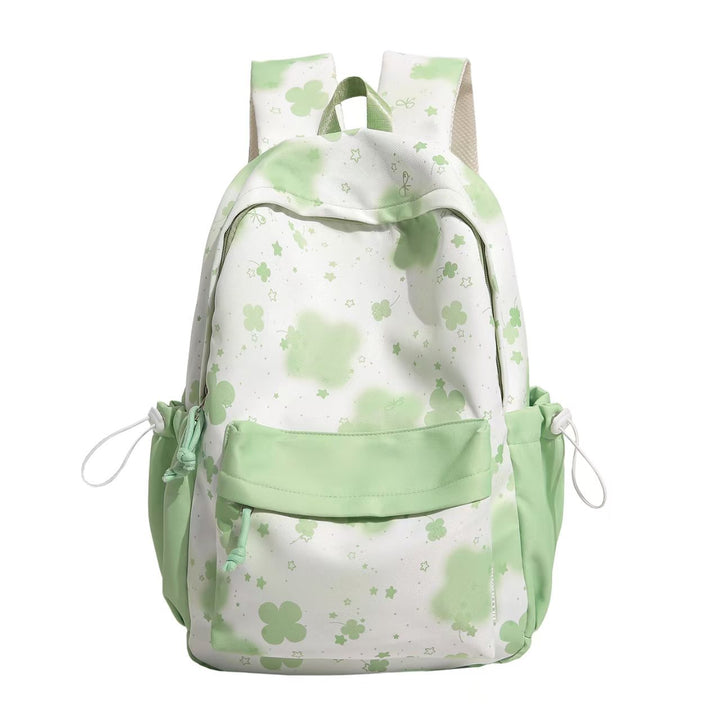 Leisure backpack with cheerful floral design and versatile storage space Stornfield