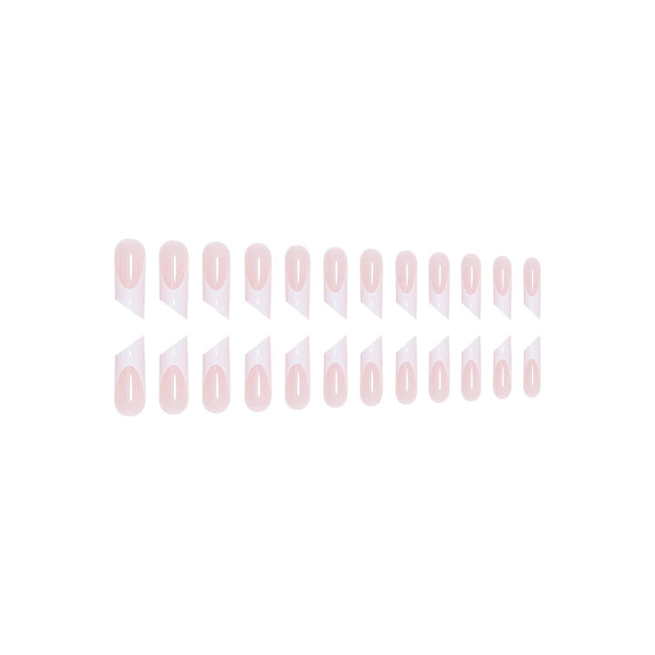 Elegant French Tip Acrylic Nail Art Extensions Stornfield