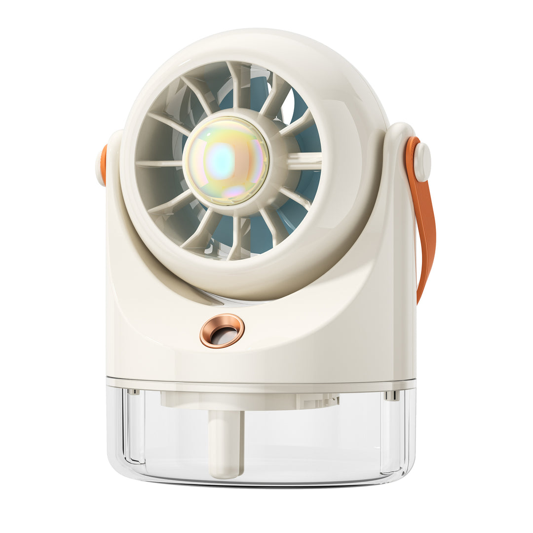 Women portable mini-fan with LED lighting Stornfield