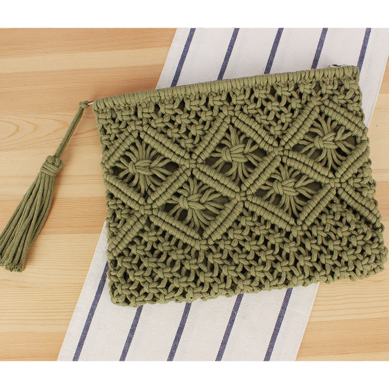 Macrame Clutch with Filigree Design Stornfield