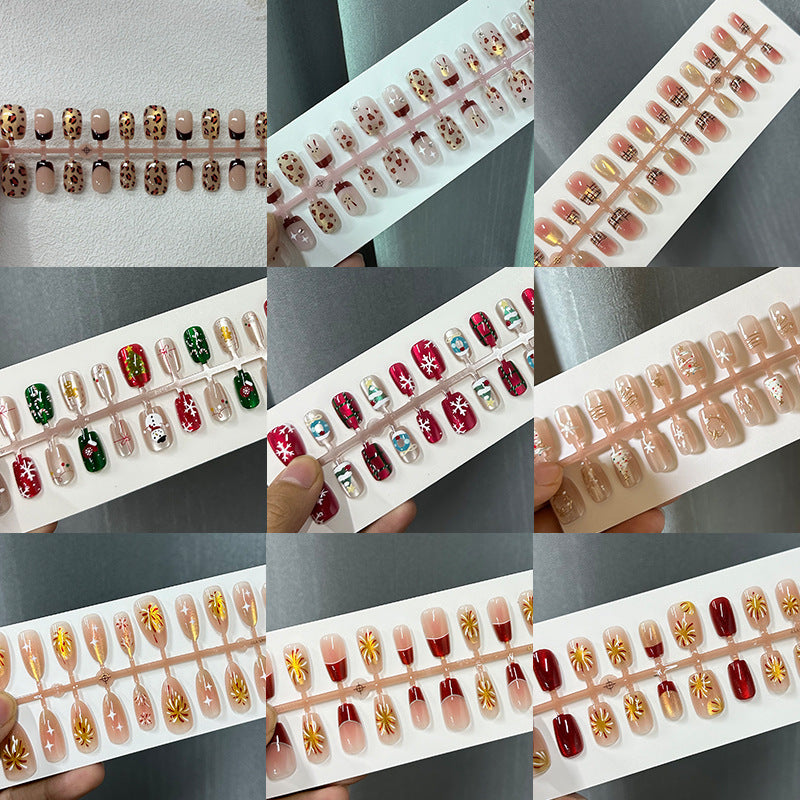 Artistic Ombre Press-On Nail Tips Set Stornfield