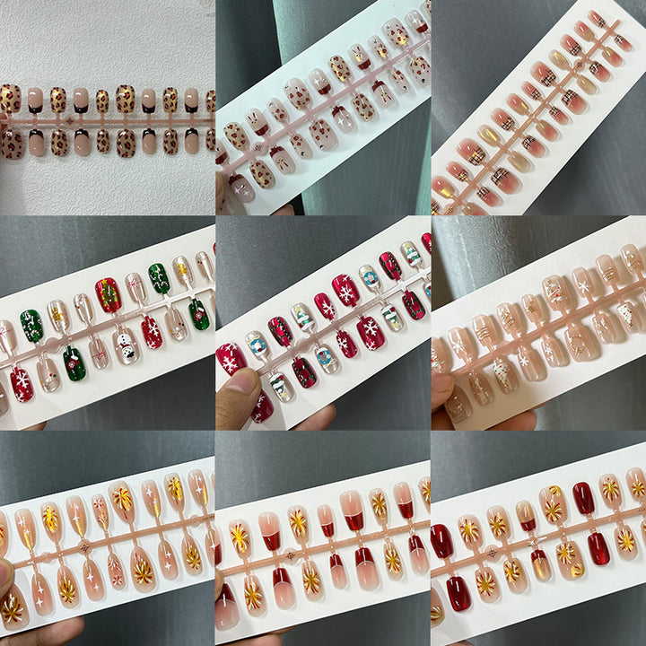Artistic Ombre Press-On Nail Tips Set Stornfield