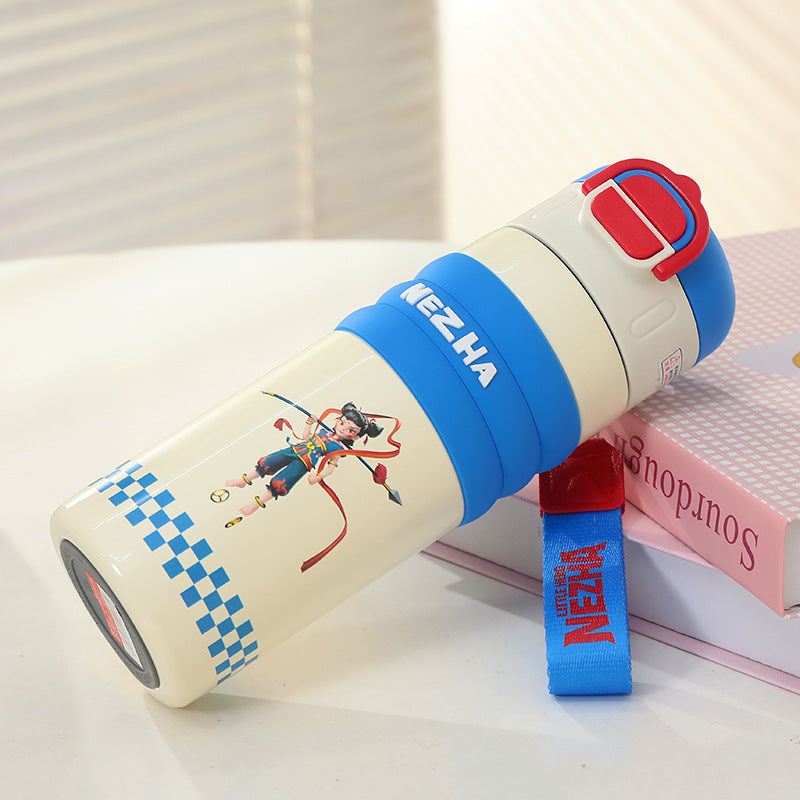 Women's Insulated Bottle with Playful Design and Practical Carry Handle Stornfield