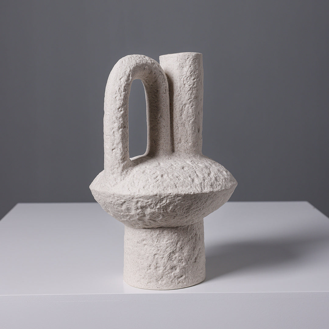 Abstract Shaped Decorative Ceramic Vase