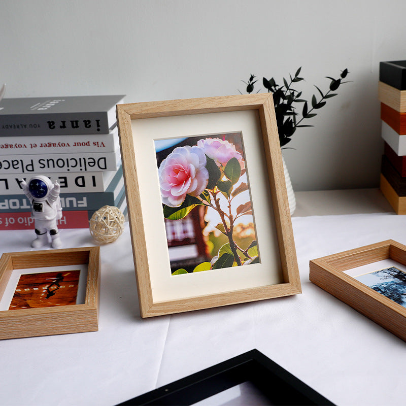 Elegant Wooden Display Frame for Home Decor