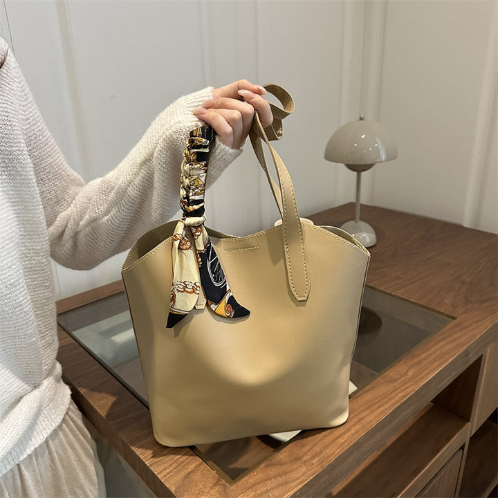WoChic Designer Tote Bag with Stylish Scarf Stornfield