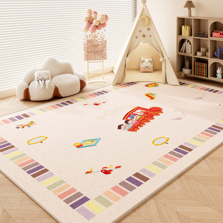 Playful Cartoon-Themed Area Rug Stornfield