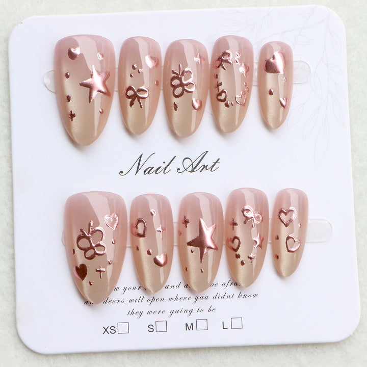 Artistic Decorative Press-On Nails Stornfield