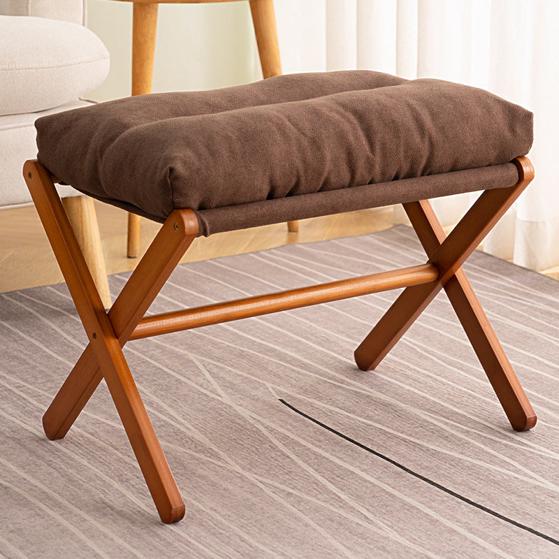 Foldable Bench with Padded and Removable Seat Surface Stornfield