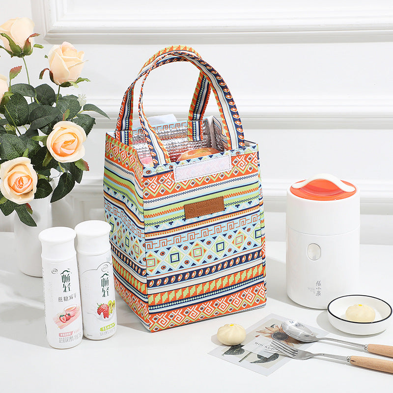 Floral Print Insulated Lunch Tote Stornfield
