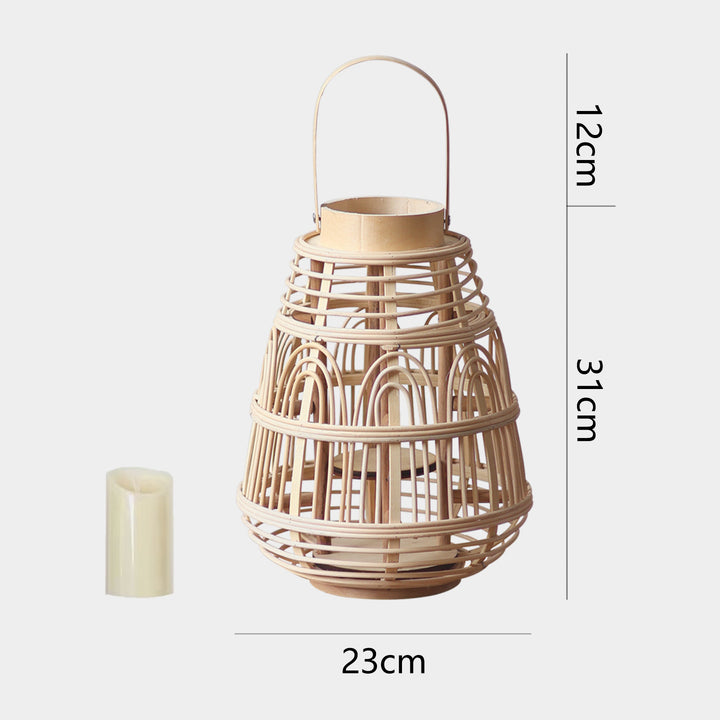 Handcrafted Rattan Lantern Stornfield