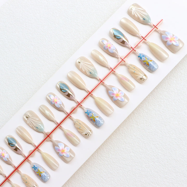Artistic Floral Nail Design Stornfield