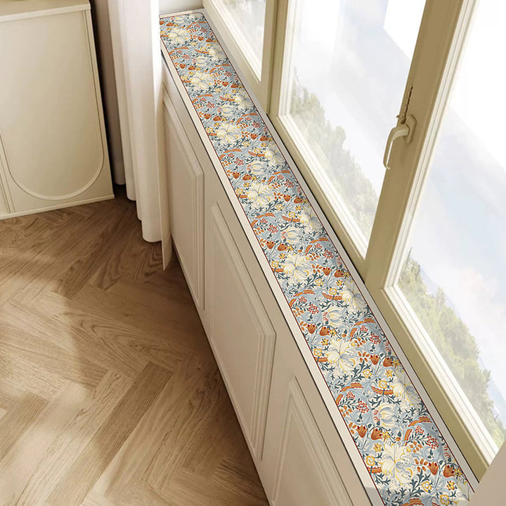 Floral Decorative Window Sill Mat