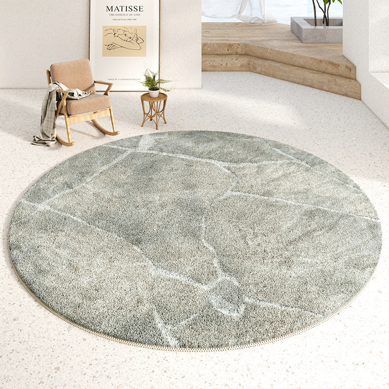 Plush Round Area Rug