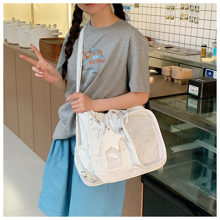 Stylish Multi-Pocket Drawstring Tote Bag Stornfield
