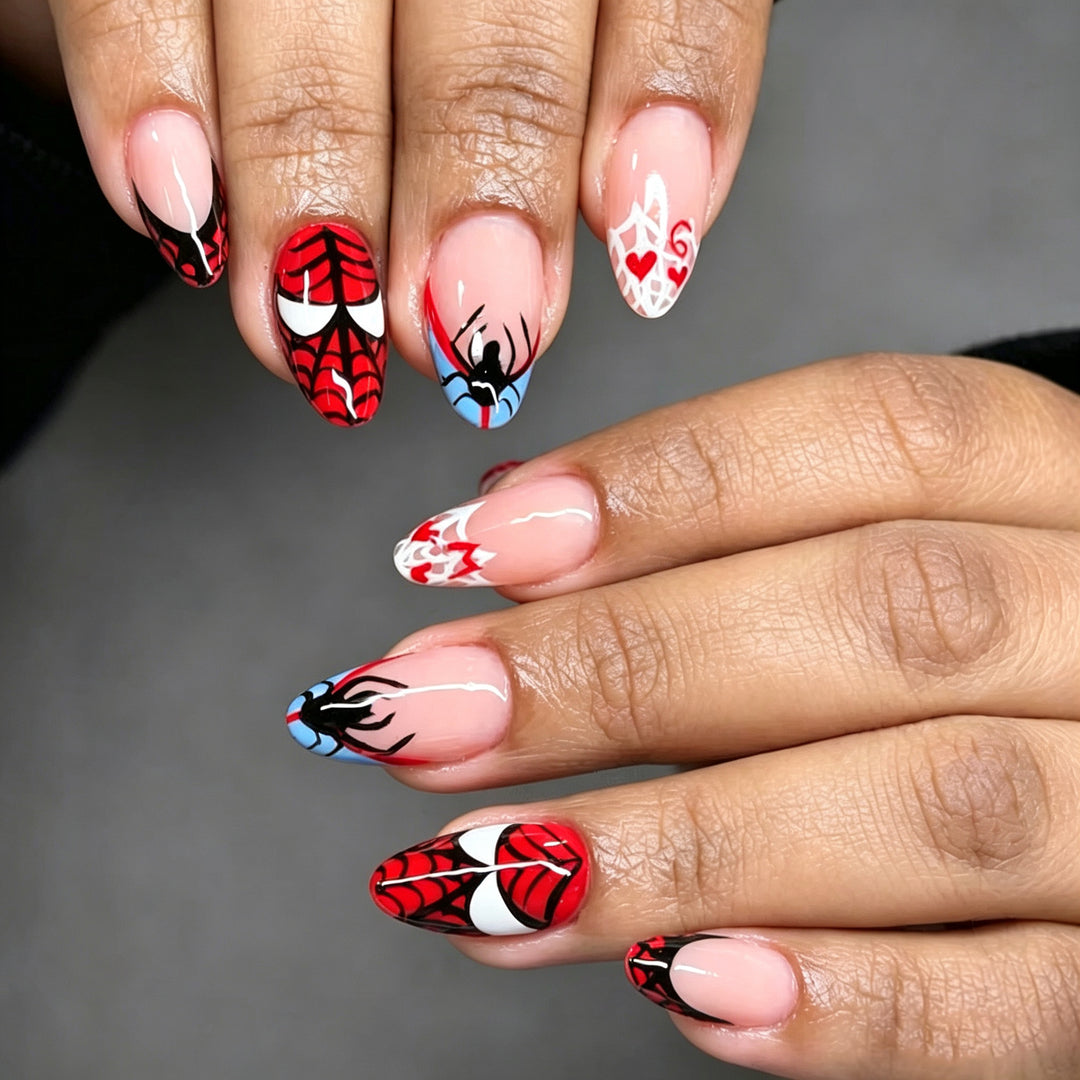 Superhero-Inspired Nail Art Set
