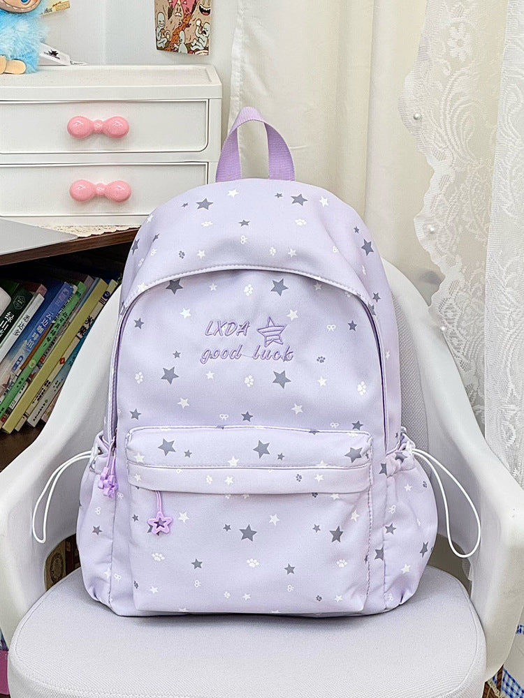Star Patterned School Backpack Stornfield