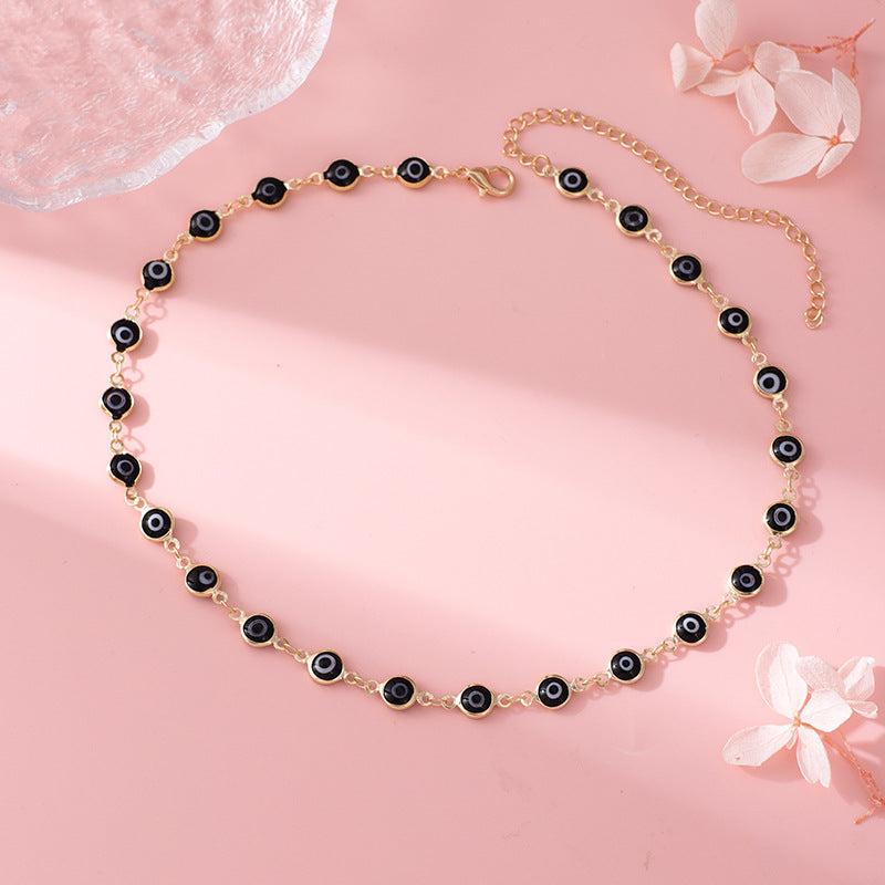 Decorative Evil Eye Charm Necklace Stornfield