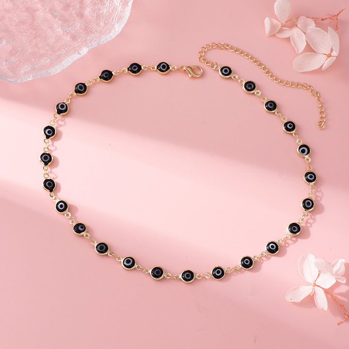 Decorative Evil Eye Charm Necklace Stornfield