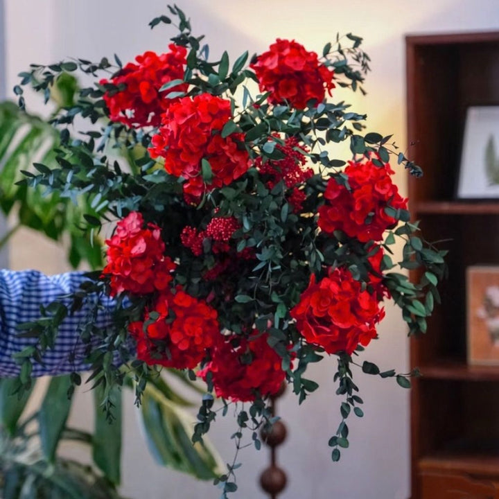Lifelike Floral Arrangement Centerpiece