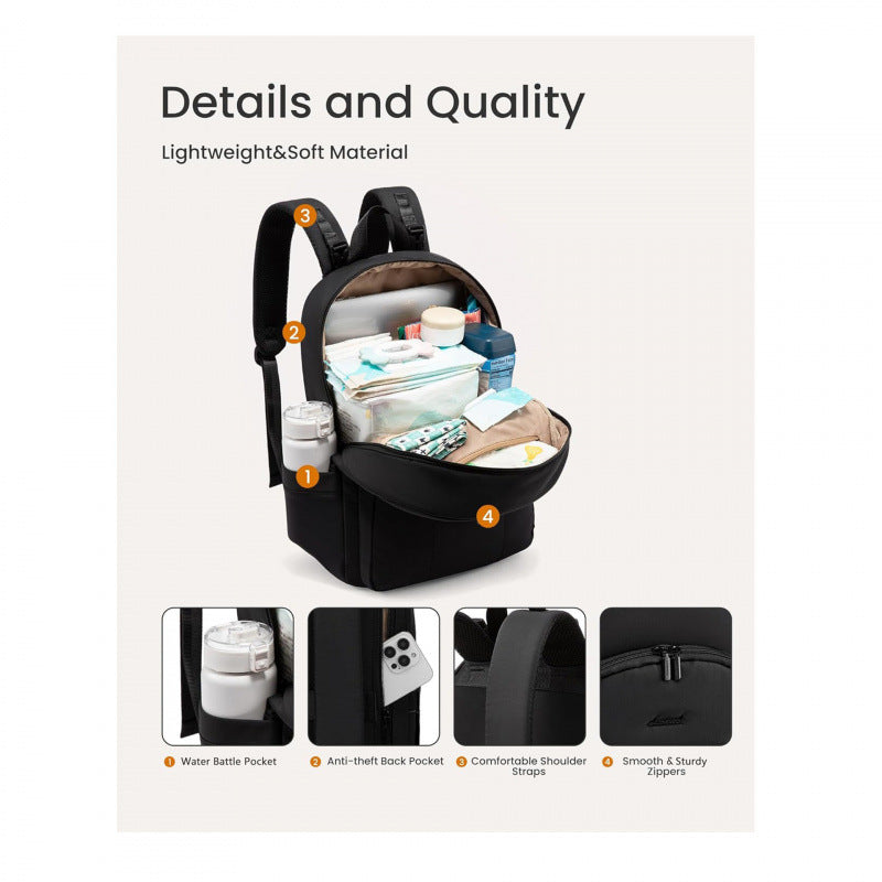 Practical laptop backpack with USB port Stornfield