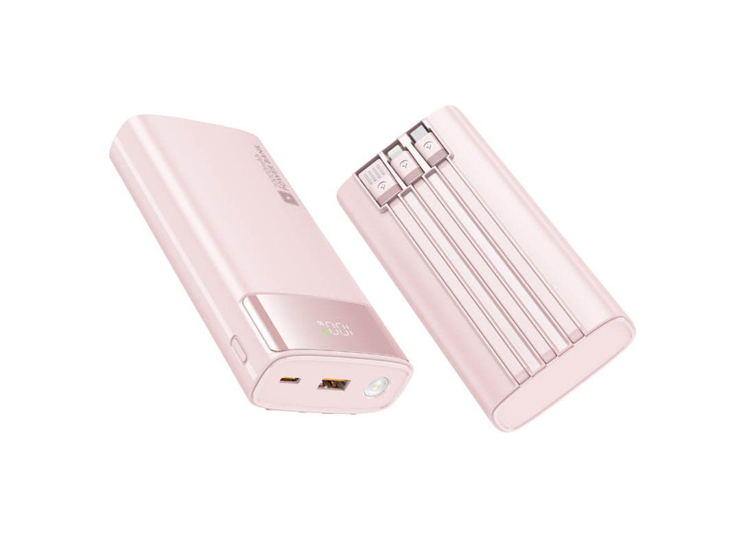 Portable power bank with slim design and digital display Stornfield