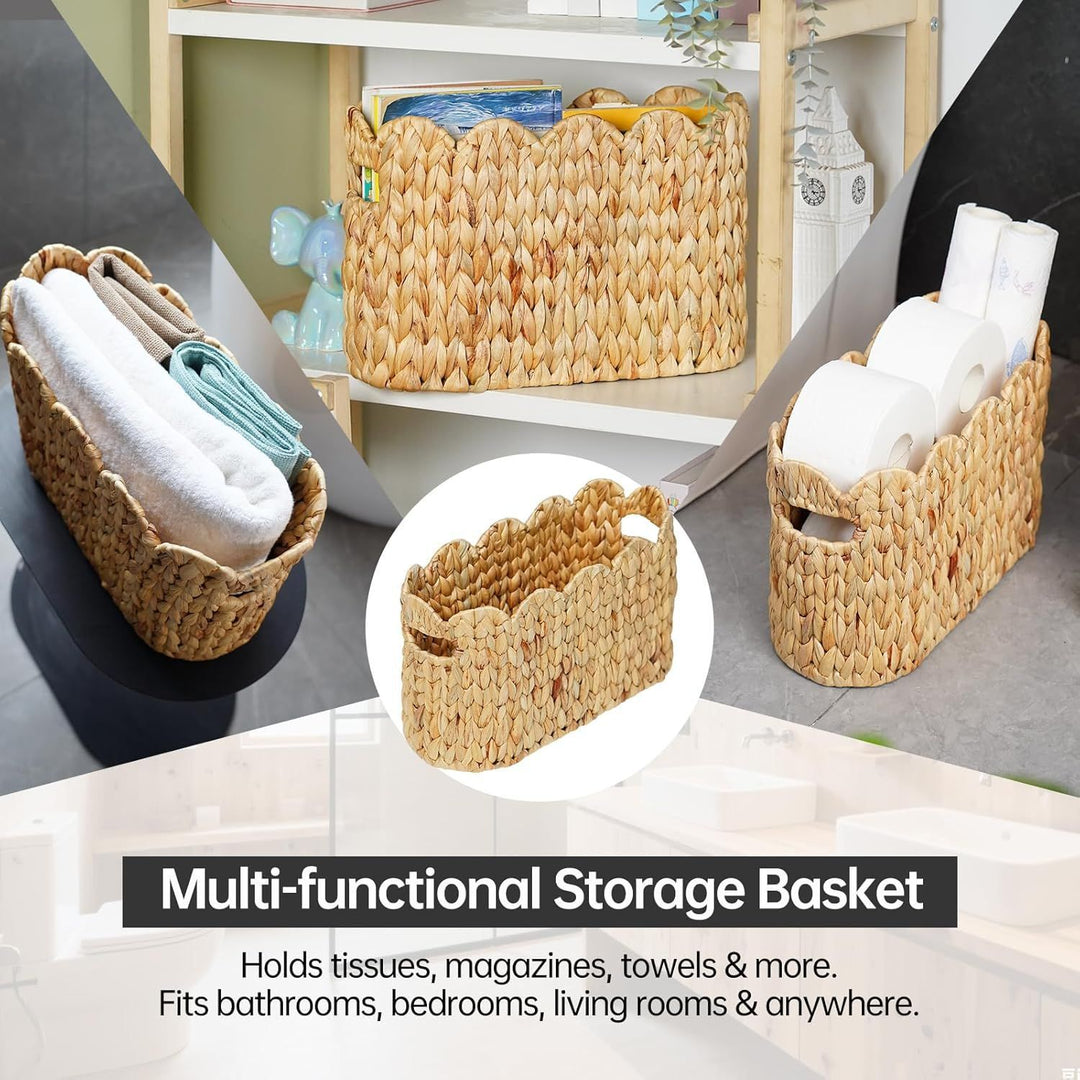 Handwoven Natural Decorative Storage Basket Stornfield