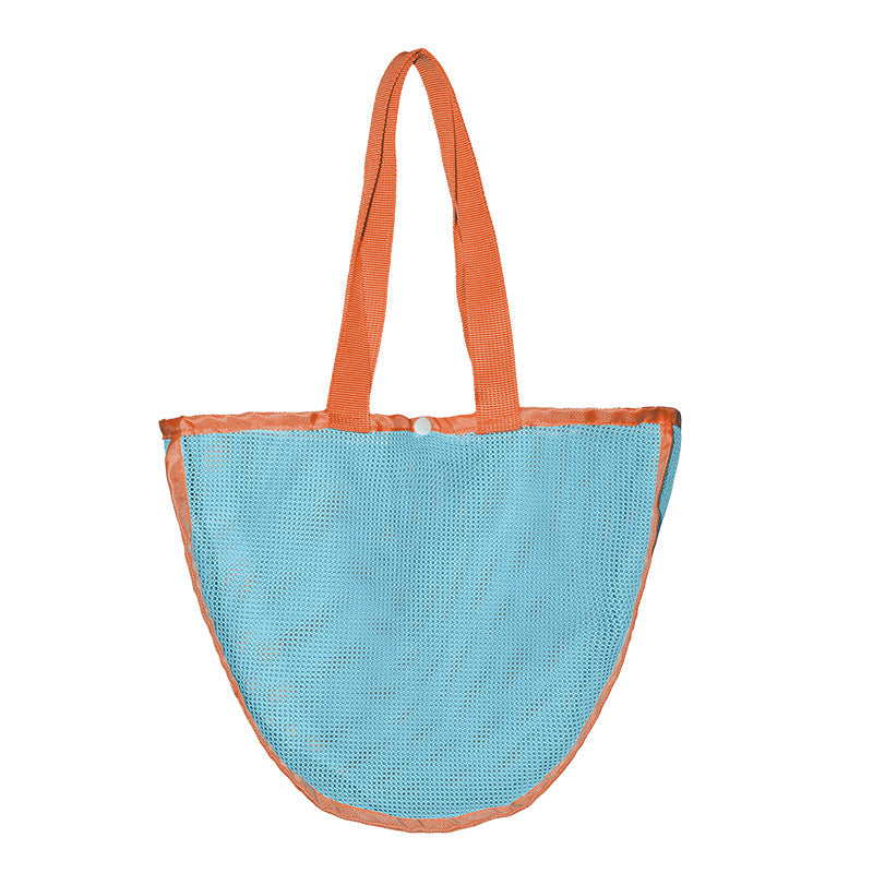 Versatile Beach Bag In Airy Mesh Design Stornfield