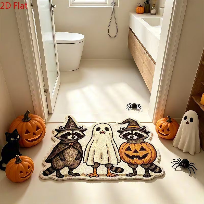 Halloween-Themed Fun Bath Mat