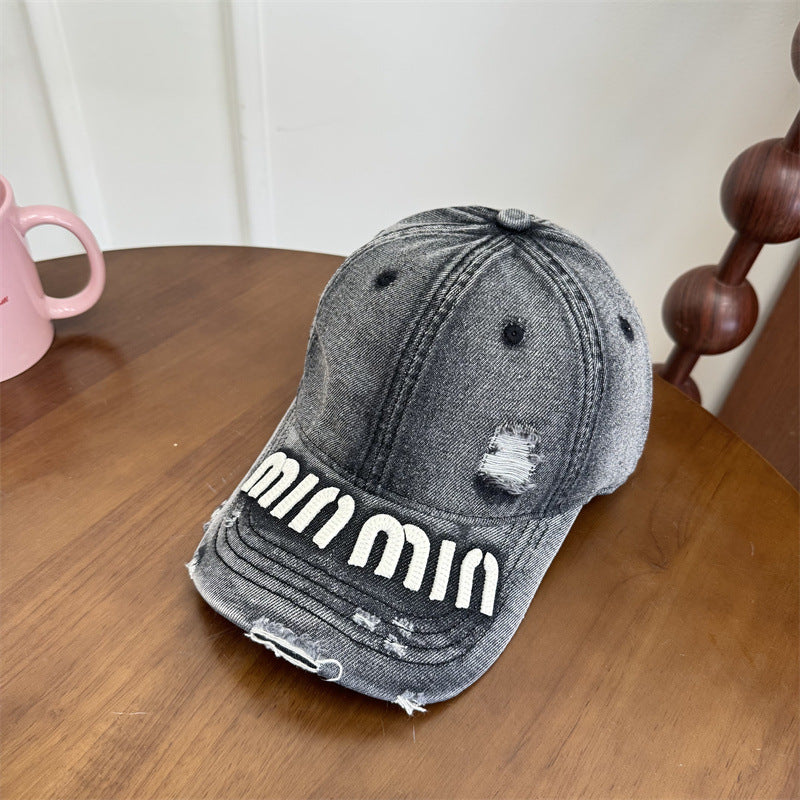 Women's Distressed Graphic Baseball Cap Stornfield