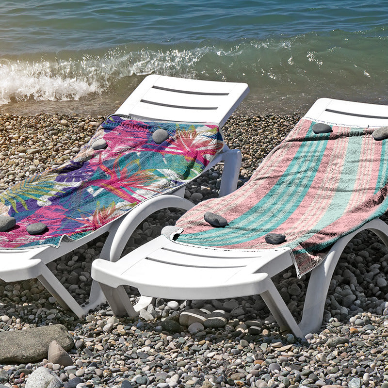 Beach towel made of skin-friendly microfiber with a creative pattern mix Stornfield